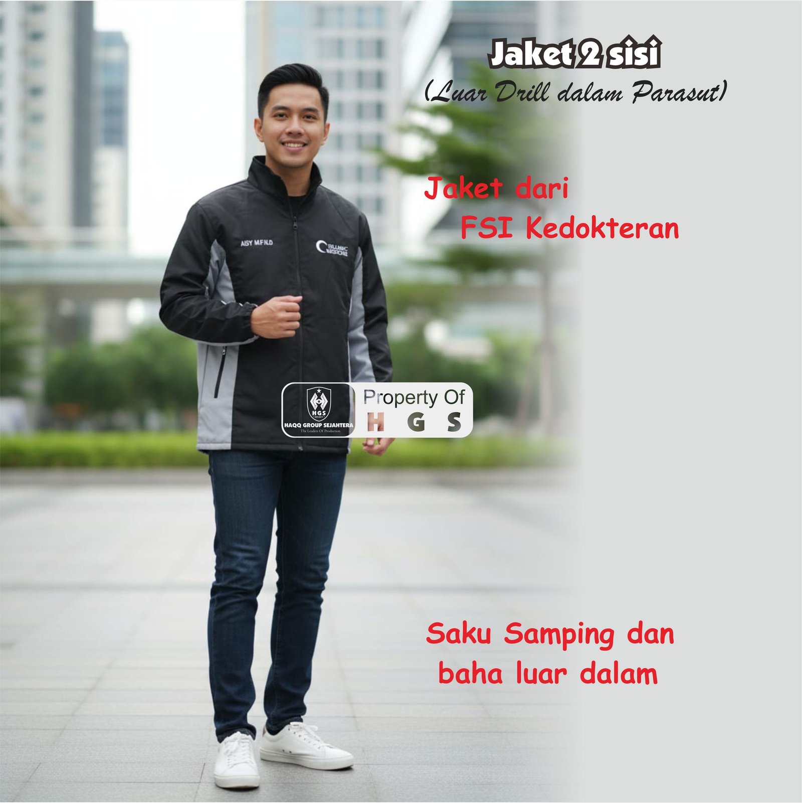Jaket (diluar drill dalam parasut)